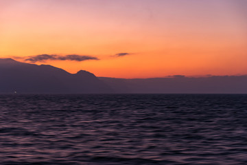 Fototapeta premium Sunset in Catalina Island, California