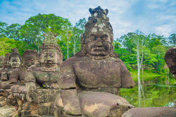 Fototapeta na wymiar Stone Sculpture Cambodia