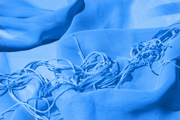 Background texture, pattern. Azure Blue Silk Twill. Here is a deluxe azure blue silk twill perfect...