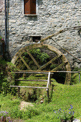 Ancient working water mill