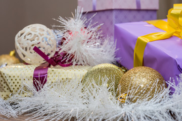 New Year 2018 and Chritmas photos for postcards and greeting cards