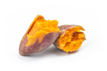 Steamed sweet potato