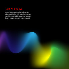 3D Wavy Background. Dynamic Effect. Abstract Vector Illustration. Design Template. Modern Pattern.