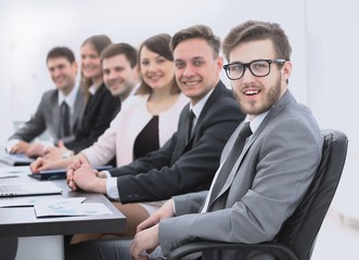 businessman and business team at the workplace