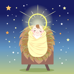 Baby Jesus in manger