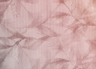 Texture, background, pattern. Tulle of pastel pink tones. Abstract background of pink fabric. Soft texture of the fabric, pink pastel tone. Shabby chic style. Crumpled tulle as a background.