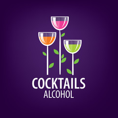 alcoholic cocktails logo