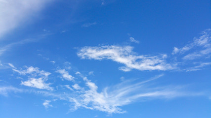 Naklejka na ściany i meble Blue sky and cloudy