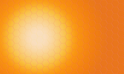 abstract orange pentagon background