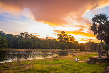 Cambodia ancient castle