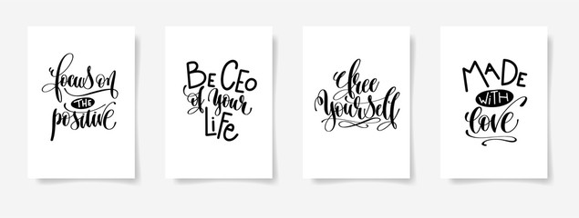 focus on the positive, be ceo of your life, free yourself, made 