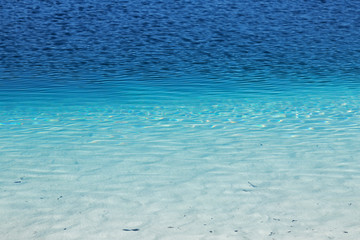 the concept of  relax in the clean water near coastline