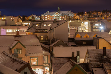 Światła Tromso podczas nocy polarnej, Norwegia. © Agnieszka Rodowicz
