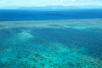 Fototapeta na wymiar the great reef from the high