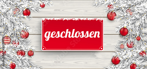 Weihnachten 2022 Geschäfte Geschlossen "An Weihnachten geschlossen" Stockfotos und lizenzfreie Vektoren auf