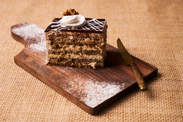 Piece of Chocolate cake