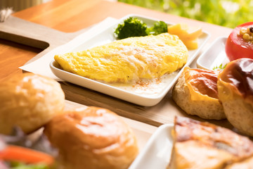 close up of brunch