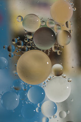 Oil on water art, different backgrounds