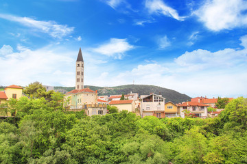 Beautiful view of the city of Mostar, Bosnia and Herzegovina