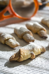Rugelach on a table