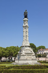 Fototapeta na wymiar Alfonso de Albuquerque monument at Lisbon