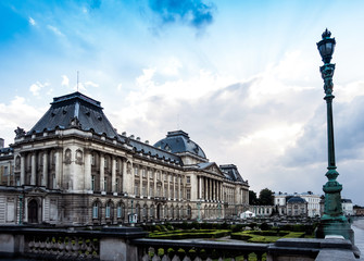 Fototapeta na wymiar Royal Palace of Brussels, Belgium Europe