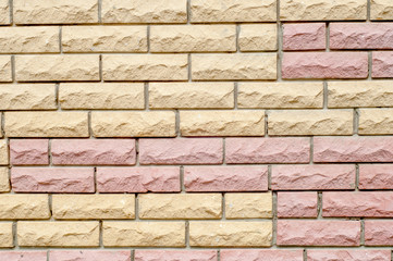 Texture, background, pattern. Brick decorative wall