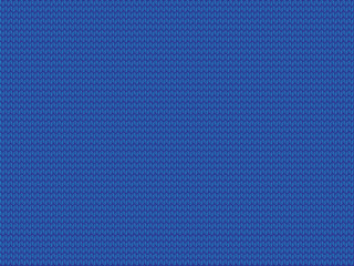blue knitted fabric background. vector illustration, template with space for text.