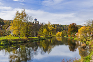 Fototapeta na wymiar Castle Vranov nad Dyji in Czech Republic