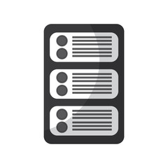 data center development network technology vector illustration