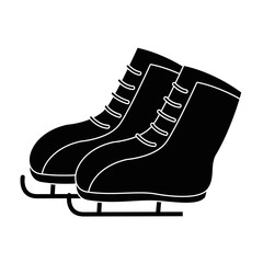 snow skates isolated icon vector illustration design