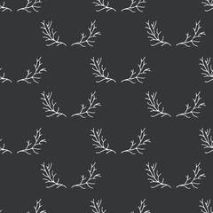 Merry Christmas seamless pattern.