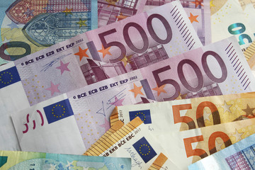 Euro Geldscheine Sparen