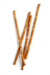 salted sticks isolated