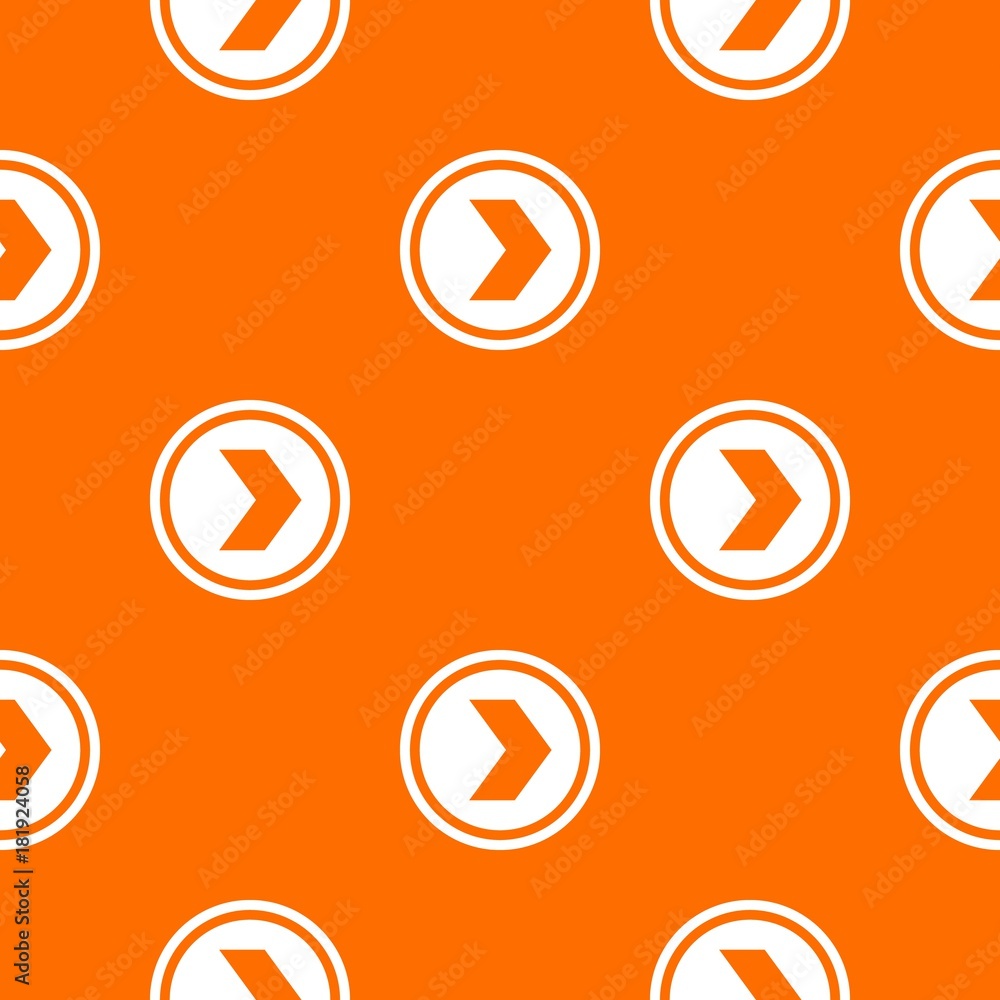 Poster arrow to right in circle pattern seamless