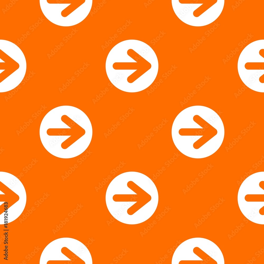 Poster arrow in circle pattern seamless