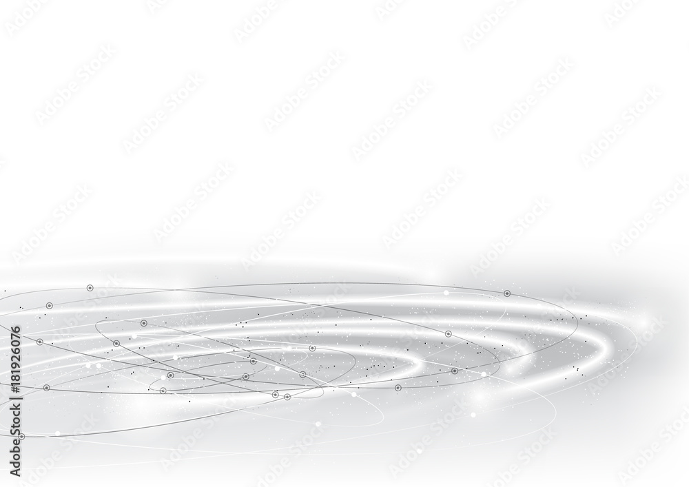 Aufkleber vector white background abstract technology communication data science
