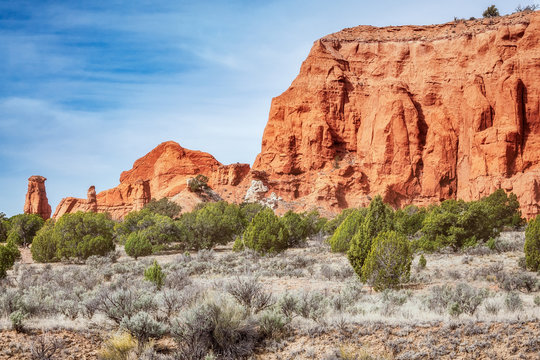 Colorful Rock formations at Kodachrome Basin State Park, Utah