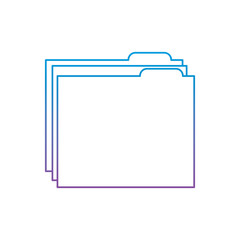 folder file document archive information vector illustration