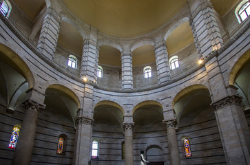 Baptistery of Saint John inside, Pisa, Italy