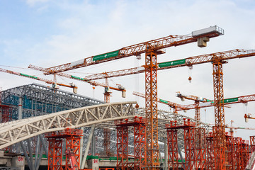 The construction of Metro.