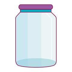 glass jar isolated icon vector illustration design