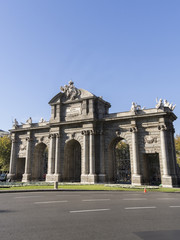 Fototapeta na wymiar Puerta de Alcalá. Madrid, Spain.