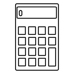 calculator device isolated icon vector illustration design