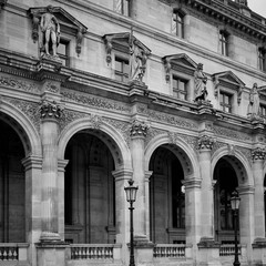 Portico di palazzo stile neo-classico