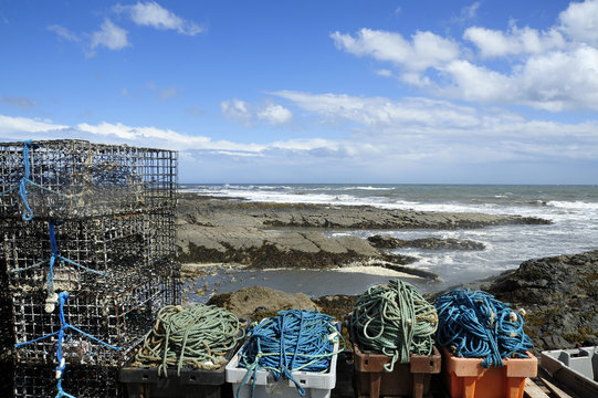 Johnshaven, Scotland, UK, Fishing Village