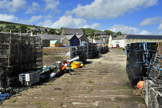 Johnshaven, Scotland, UK, Fishing Village