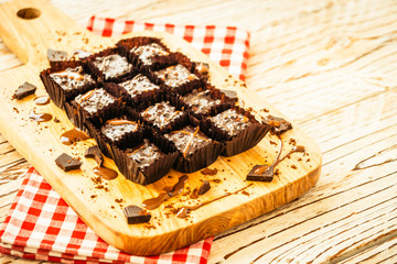 Chocolate brownies cake