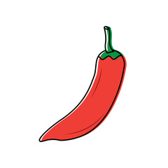 chili pepper vegetable icon image vector illustration design 