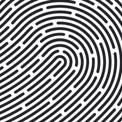 Fingerprint pattern. Vector illustration